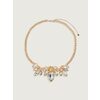 Short Statement Necklace With Flower Stones - $6.00 ($8.99 Off)