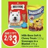 Milk-Bone Soft & Chewy Treats, Snausages In A Blanket - 2/$3.00 (Up to $1.98 off)