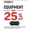 Corefx Equipment - 25% off