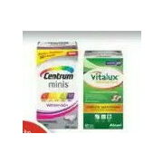 Caltrate Calcium, Centrum or Vitalux Eye Vitamin Products - Up to 25% off